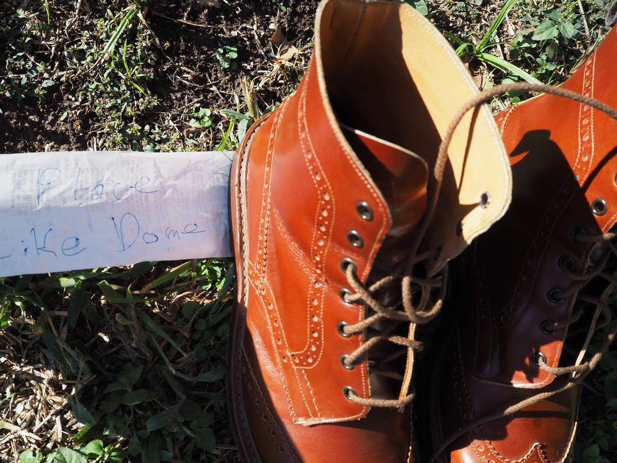 Photo by cocaloch on November 5, 2022 of the Tricker's Stow Country Boot in Unlisted Leather.