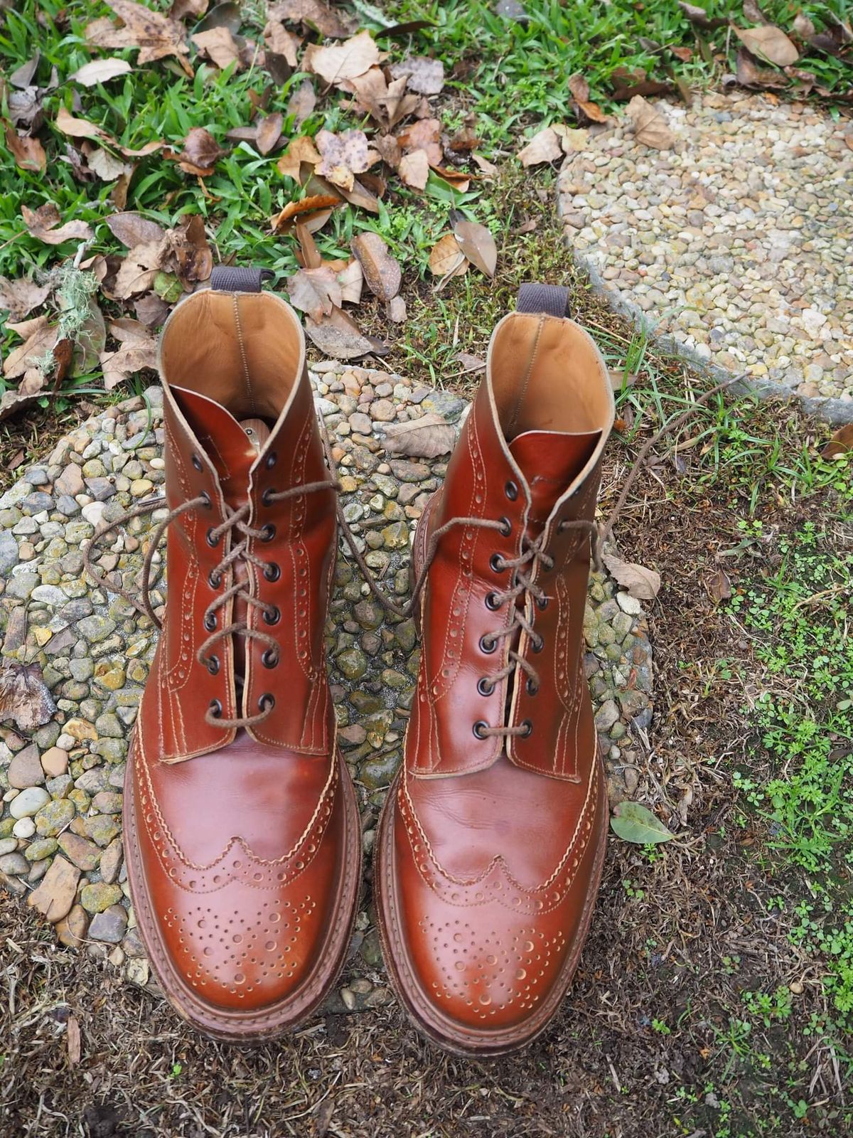 Photo by cocaloch on December 5, 2022 of the Tricker's Stow Country Boot in Unlisted Leather.