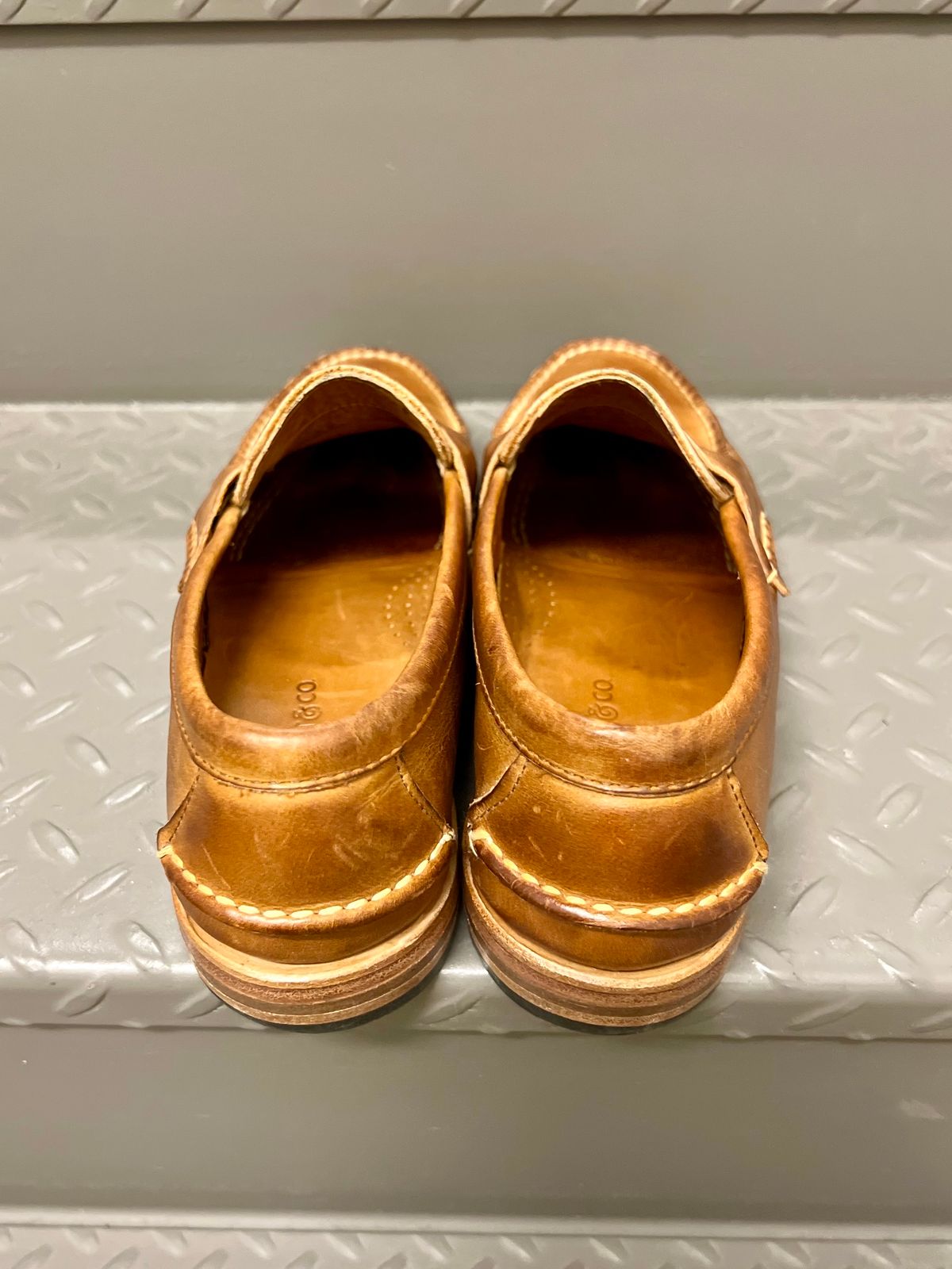 Photo by doctoryen on November 5, 2023 of the Rancourt & Co. Eastport Penny Loafer in Horween Tan Bulldog.