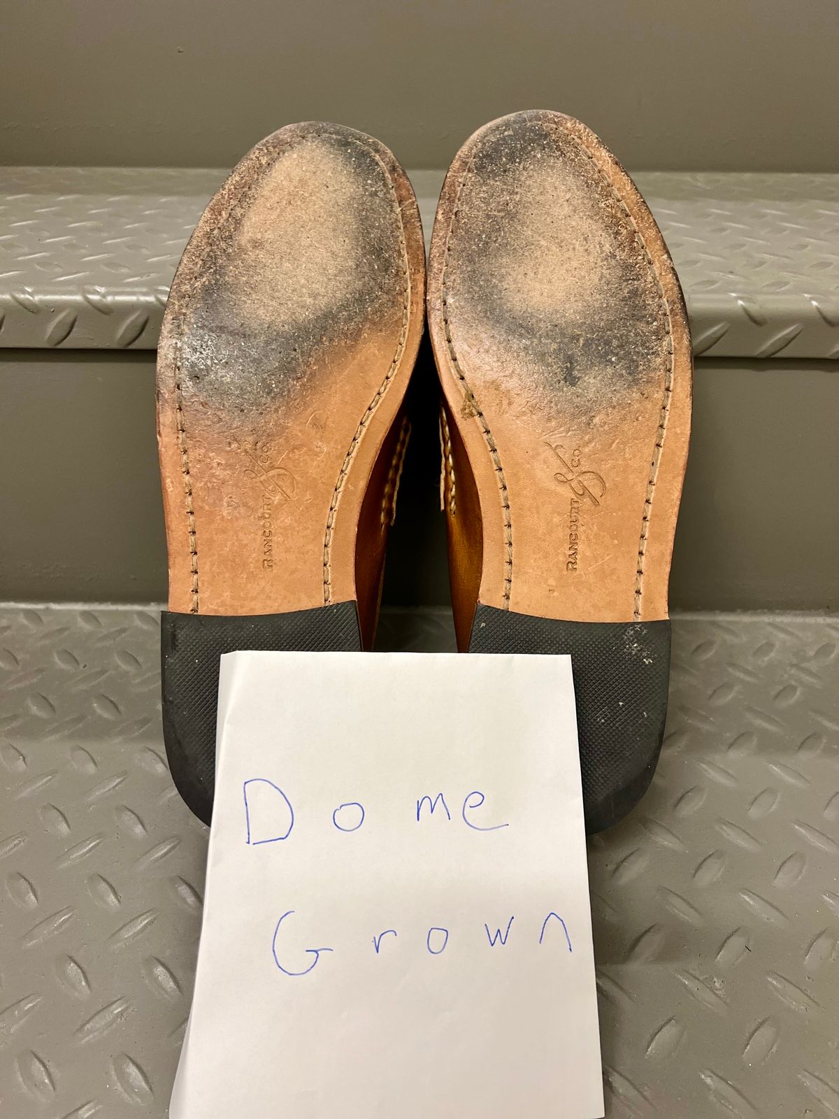 Photo by doctoryen on November 5, 2023 of the Rancourt & Co. Eastport Penny Loafer in Horween Tan Bulldog.