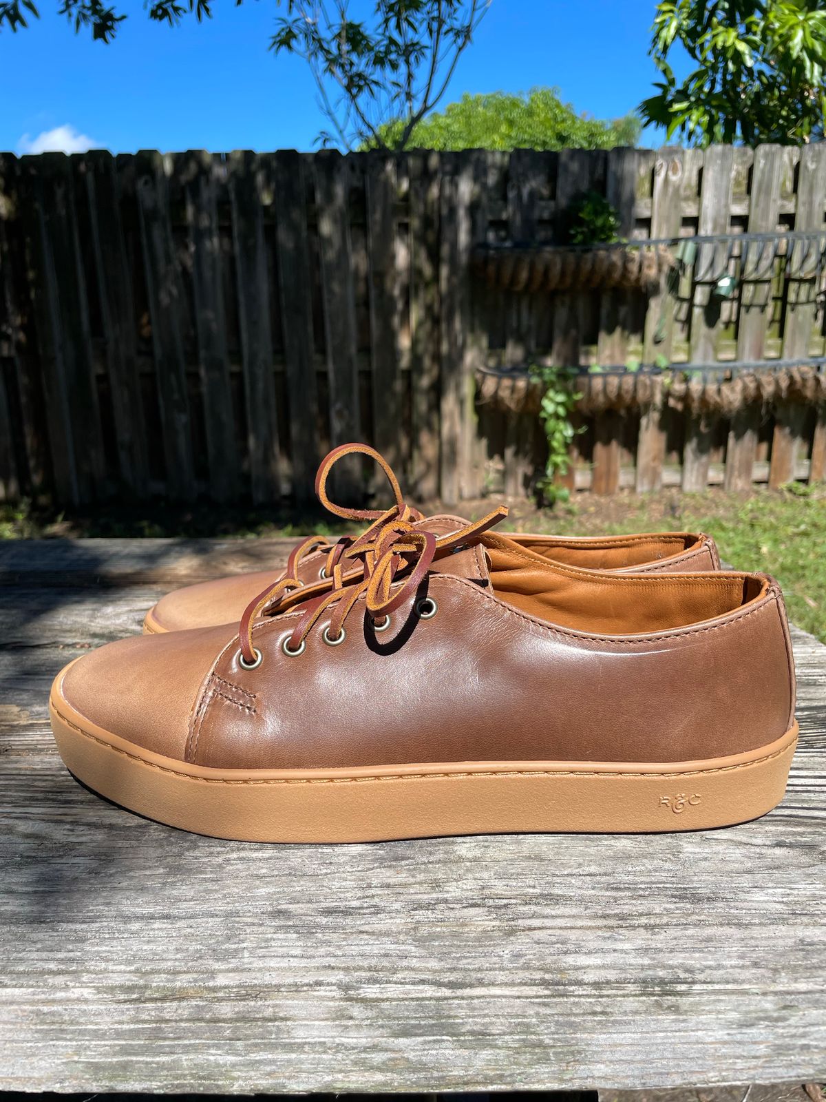 Photo by bawls on October 1, 2022 of the Rancourt & Co. Unlisted Model in Horween Brown Chromexcel.