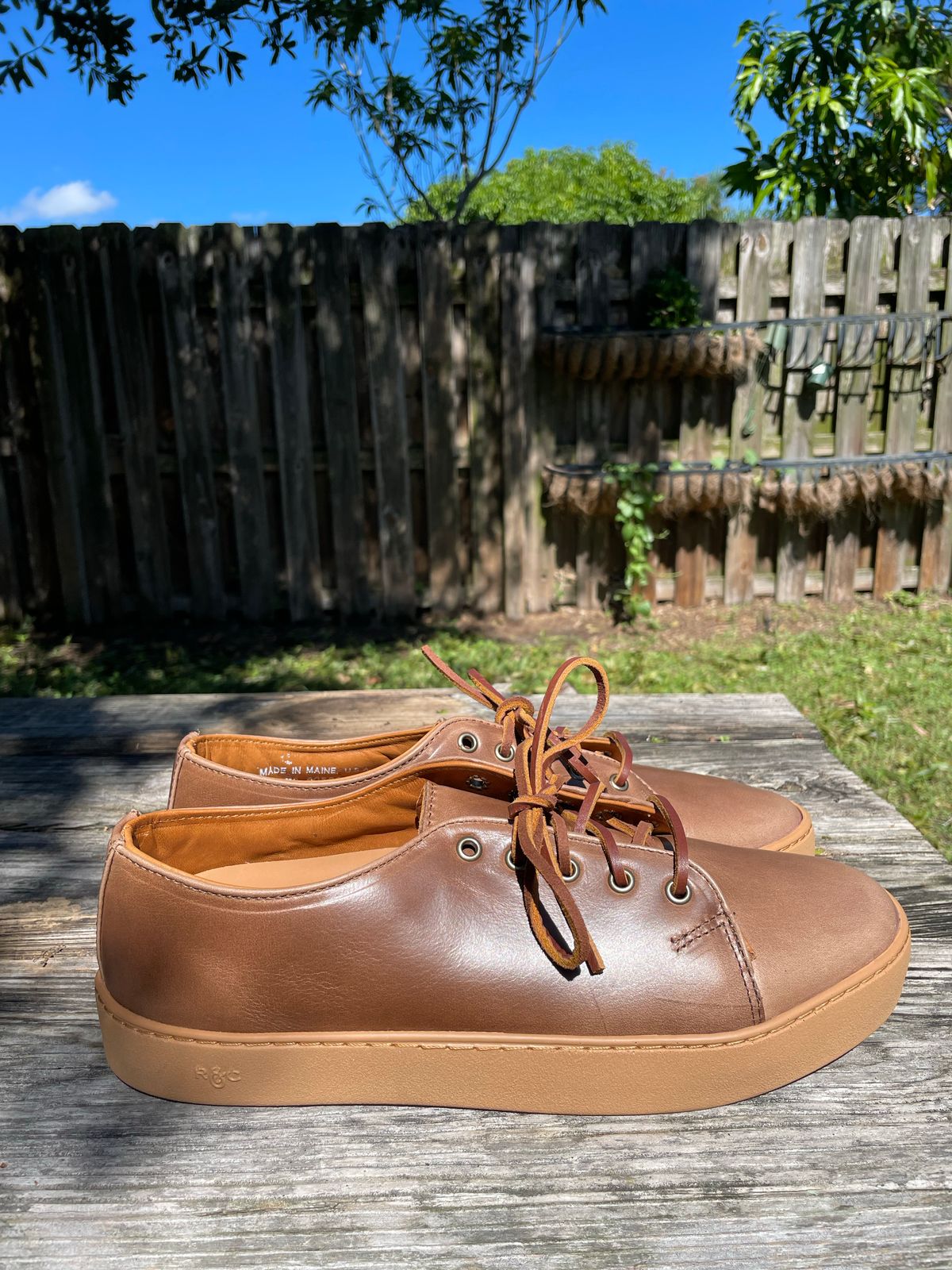 Photo by bawls on October 1, 2022 of the Rancourt & Co. Unlisted Model in Horween Brown Chromexcel.