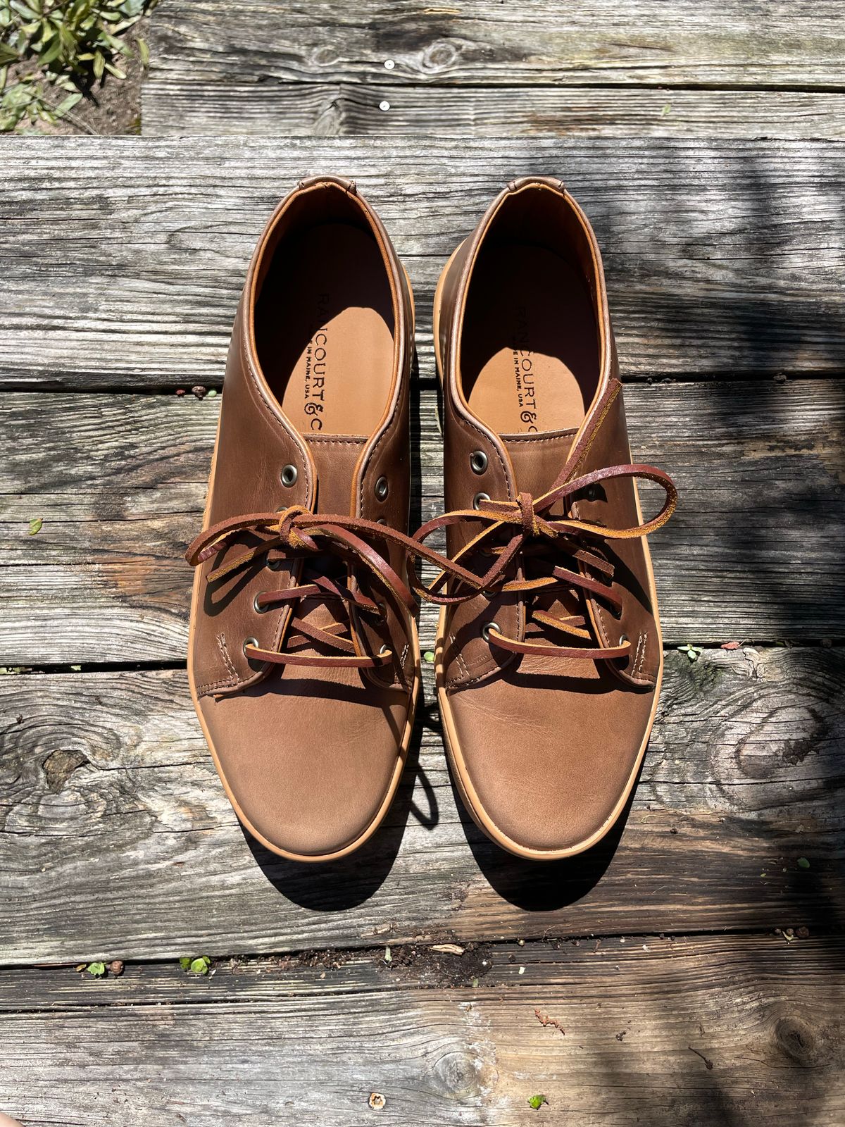 Photo by bawls on October 1, 2022 of the Rancourt & Co. Unlisted Model in Horween Brown Chromexcel.