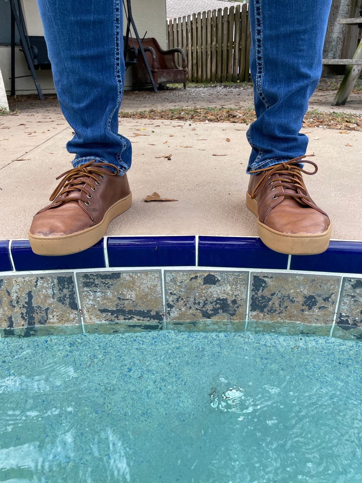Photo by bawls on January 1, 2023 of the Rancourt & Co. Unlisted Model in Horween Brown Chromexcel.