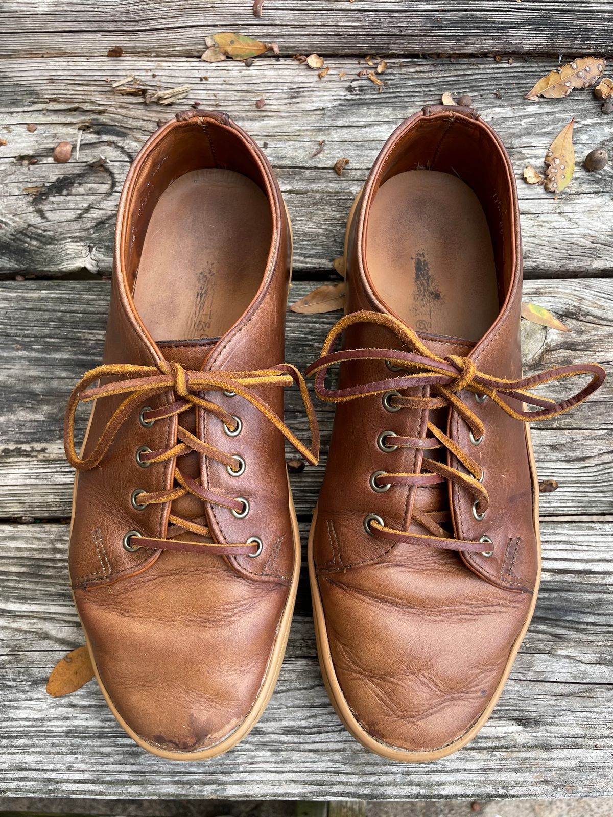 Photo by bawls on January 1, 2023 of the Rancourt & Co. Unlisted Model in Horween Brown Chromexcel.