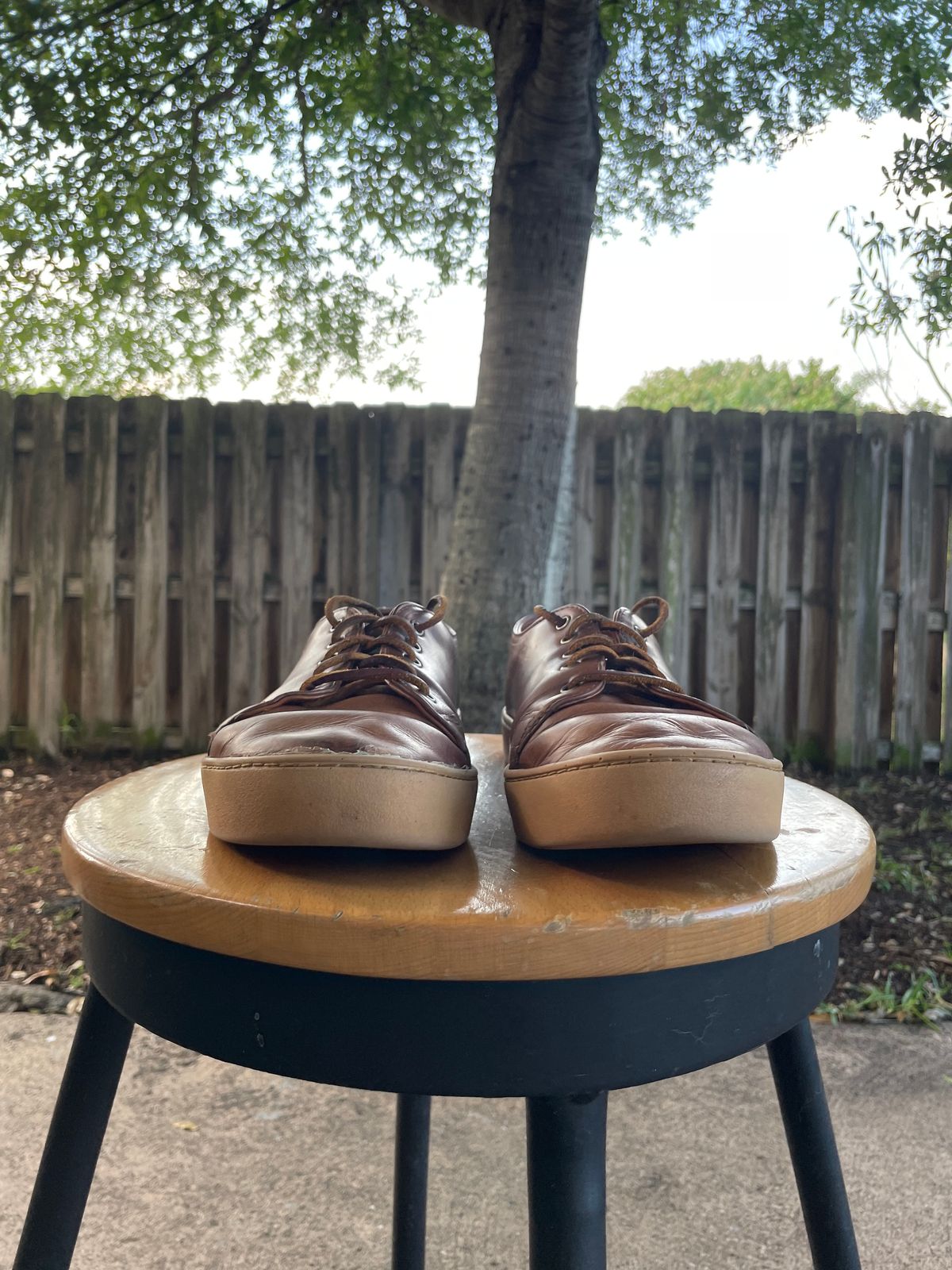 Photo by bawls on April 1, 2023 of the Rancourt & Co. Unlisted Model in Horween Brown Chromexcel.