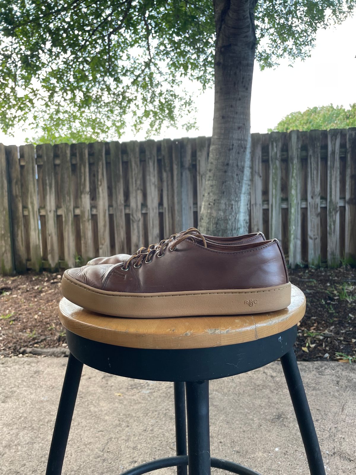 Photo by bawls on April 1, 2023 of the Rancourt & Co. Unlisted Model in Horween Brown Chromexcel.