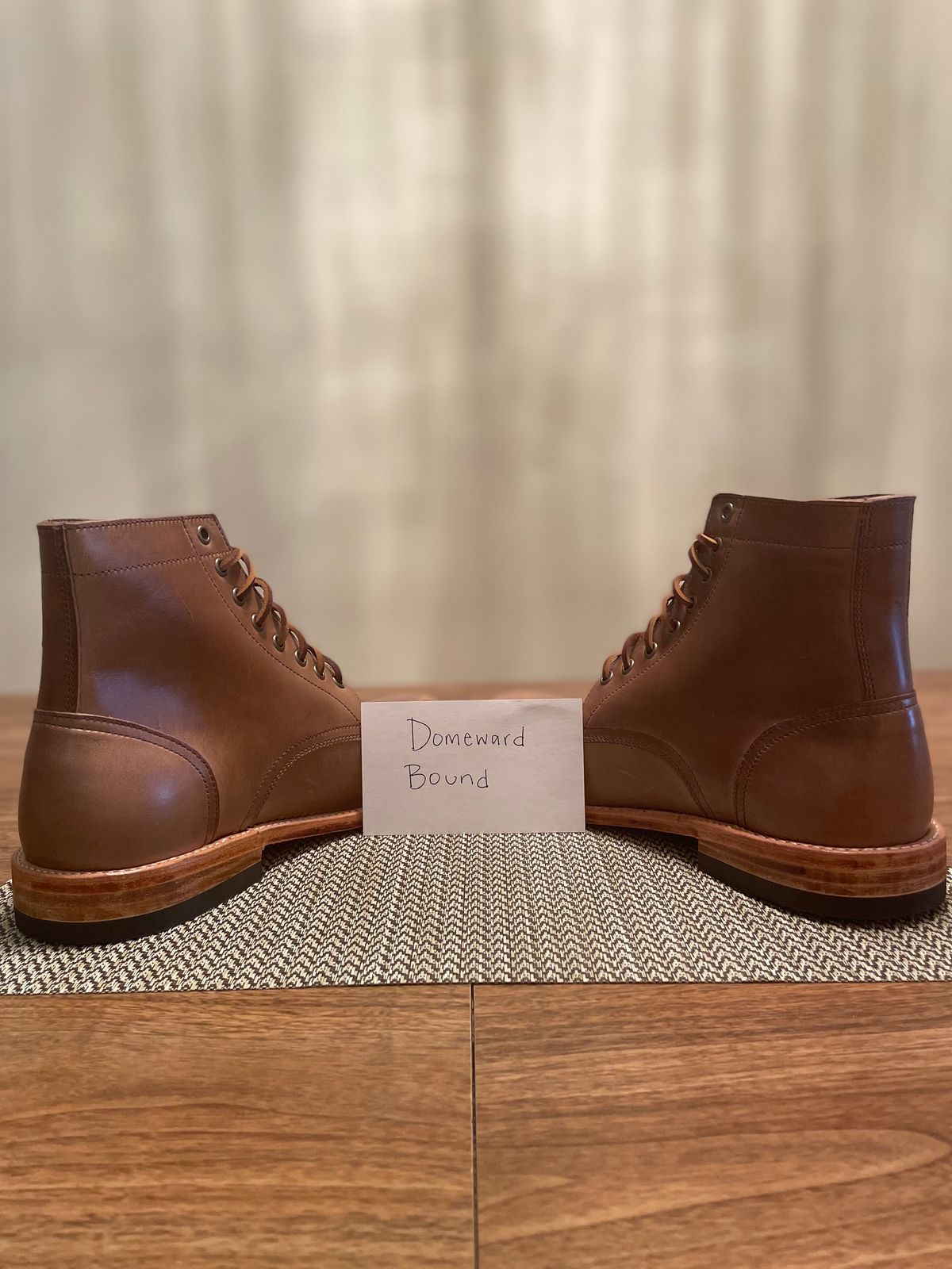 Photo by bawls on October 1, 2023 of the Oak Street Bootmakers Trench Boot in Horween Natural Chromexcel.