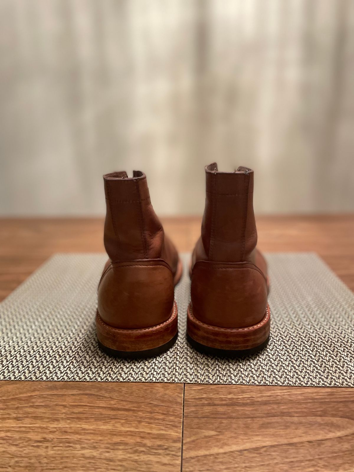 Photo by bawls on December 1, 2023 of the Oak Street Bootmakers Trench Boot in Horween Natural Chromexcel.