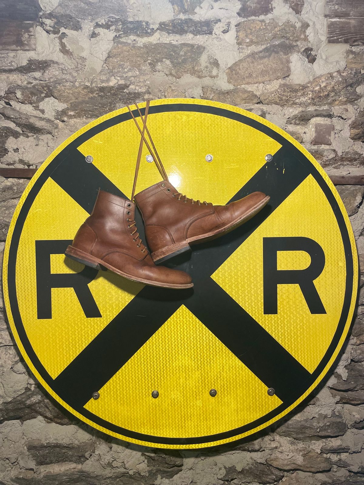 Photo by bawls on April 4, 2024 of the Oak Street Bootmakers Trench Boot in Horween Natural Chromexcel.