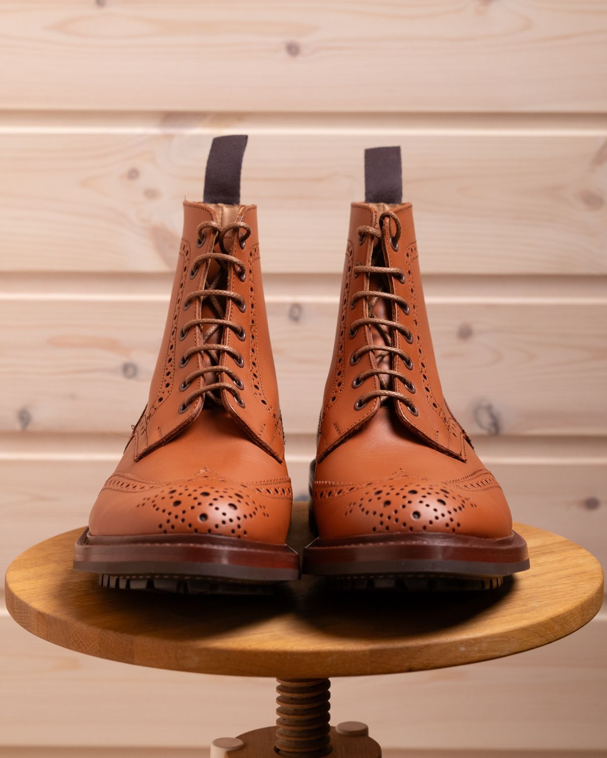 Photo by vubui on October 13, 2024 of the Tricker's Malton Country Boot in C-Shade Tan.