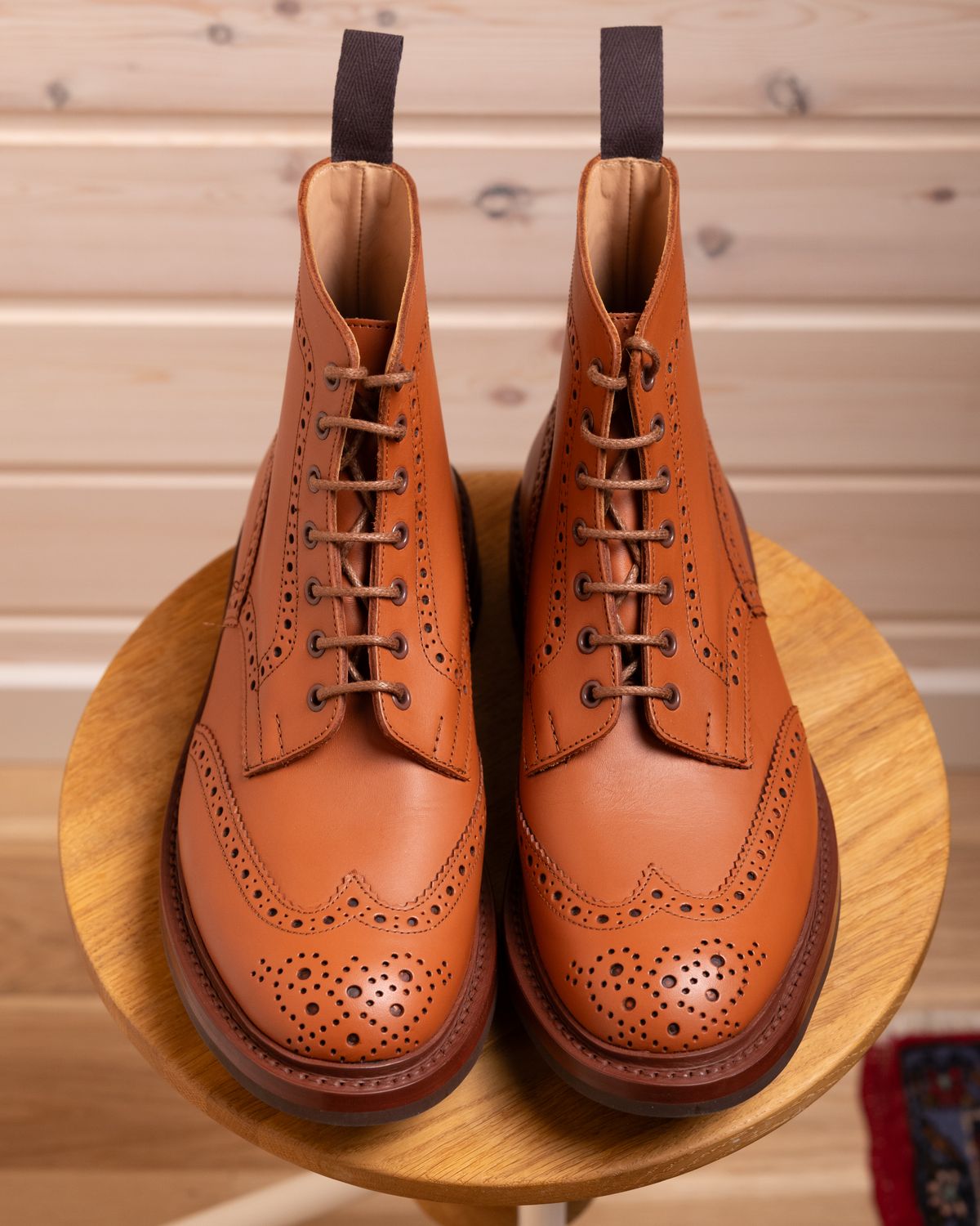 Photo by vubui on October 13, 2024 of the Tricker's Malton Country Boot in C-Shade Tan.