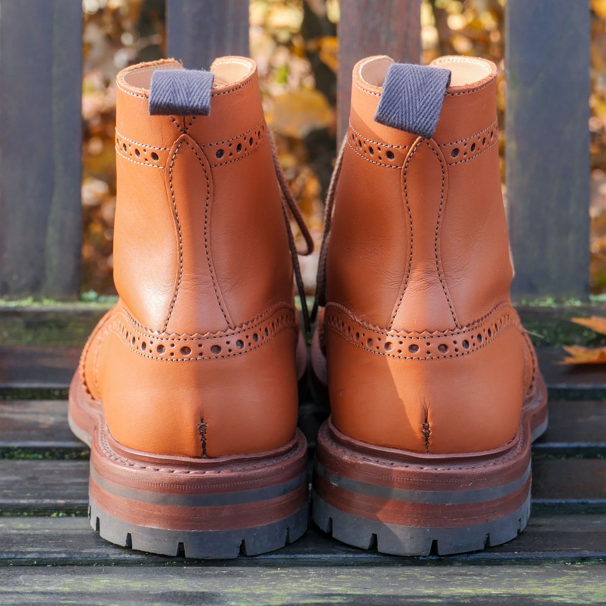 Photo by vubui on November 5, 2024 of the Tricker's Malton Country Boot in C-Shade Tan.