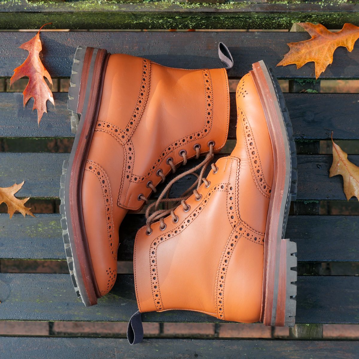 Photo by vubui on November 5, 2024 of the Tricker's Malton Country Boot in C-Shade Tan.