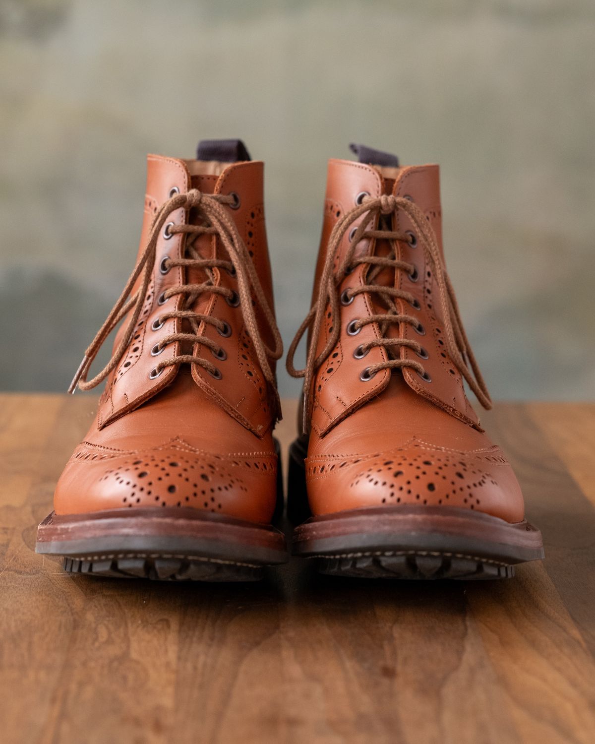 Photo by vubui on December 5, 2024 of the Tricker's Malton Country Boot in C-Shade Tan.