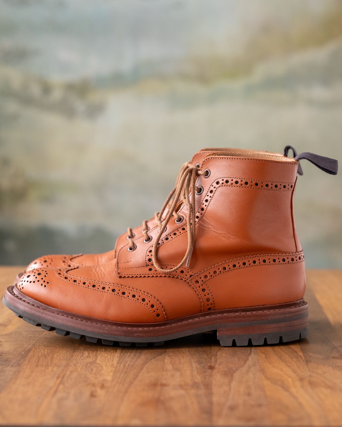 Photo by vubui on December 5, 2024 of the Tricker's Malton Country Boot in C-Shade Tan.