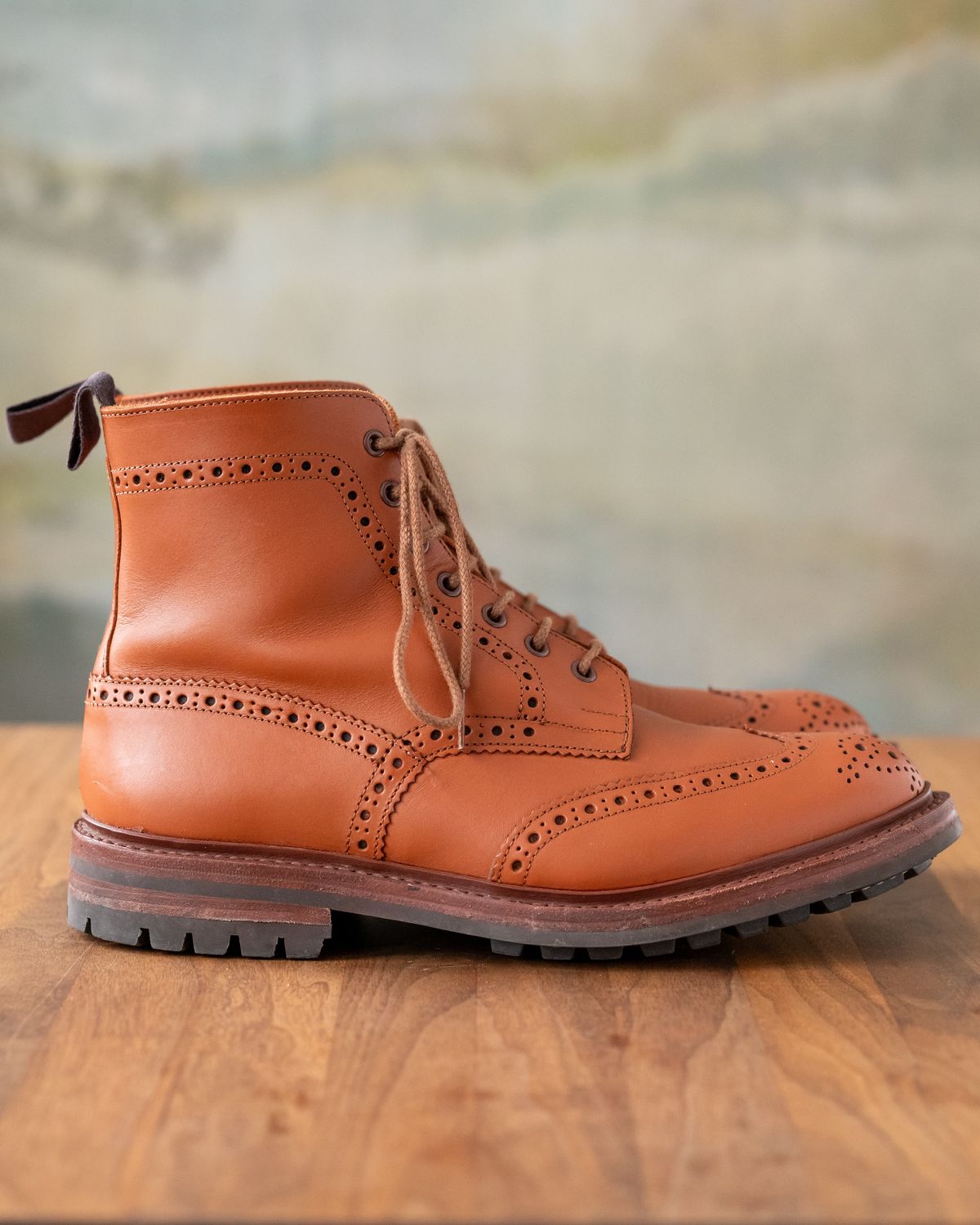 Photo by vubui on December 5, 2024 of the Tricker's Malton Country Boot in C-Shade Tan.