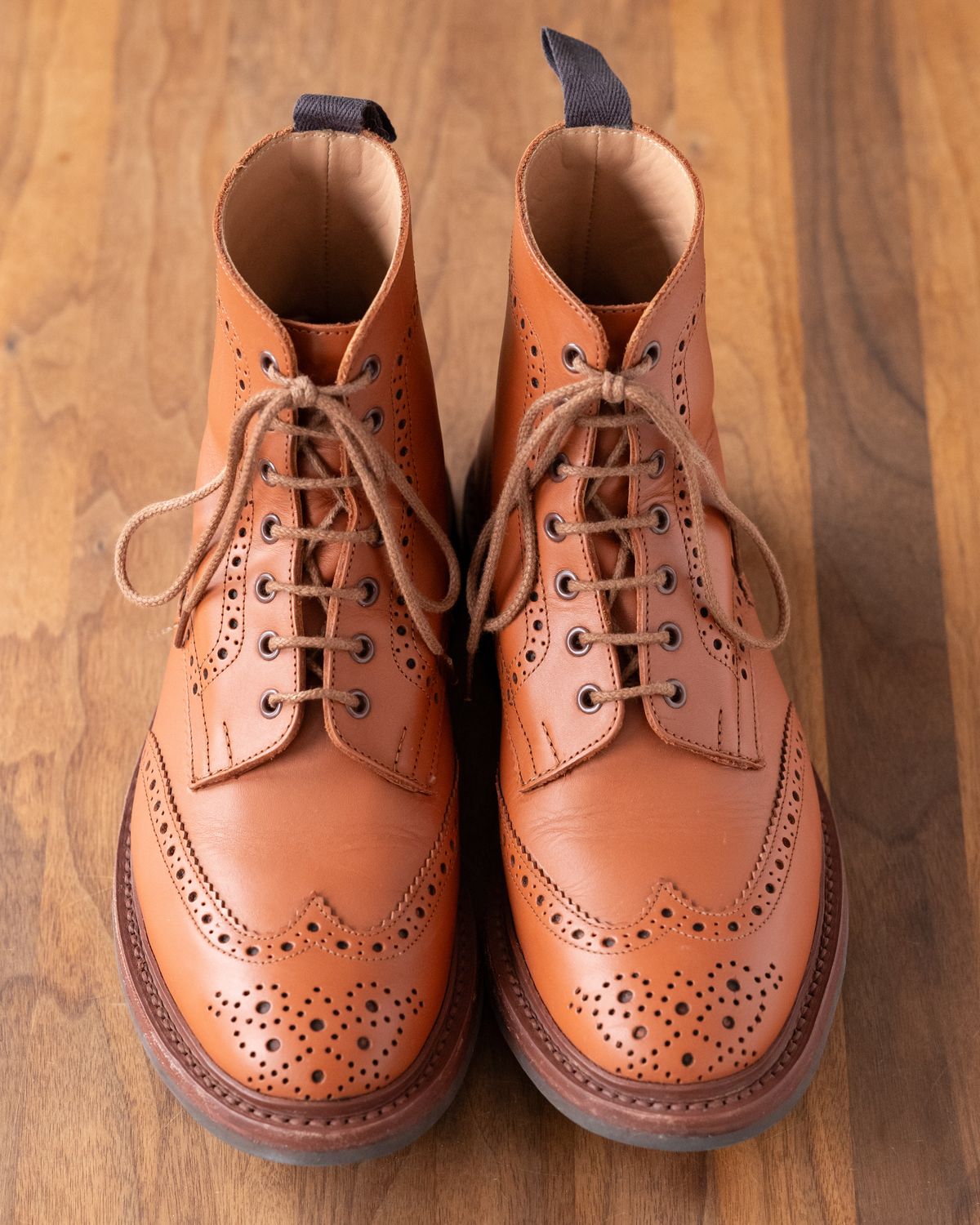 Photo by vubui on December 5, 2024 of the Tricker's Malton Country Boot in C-Shade Tan.