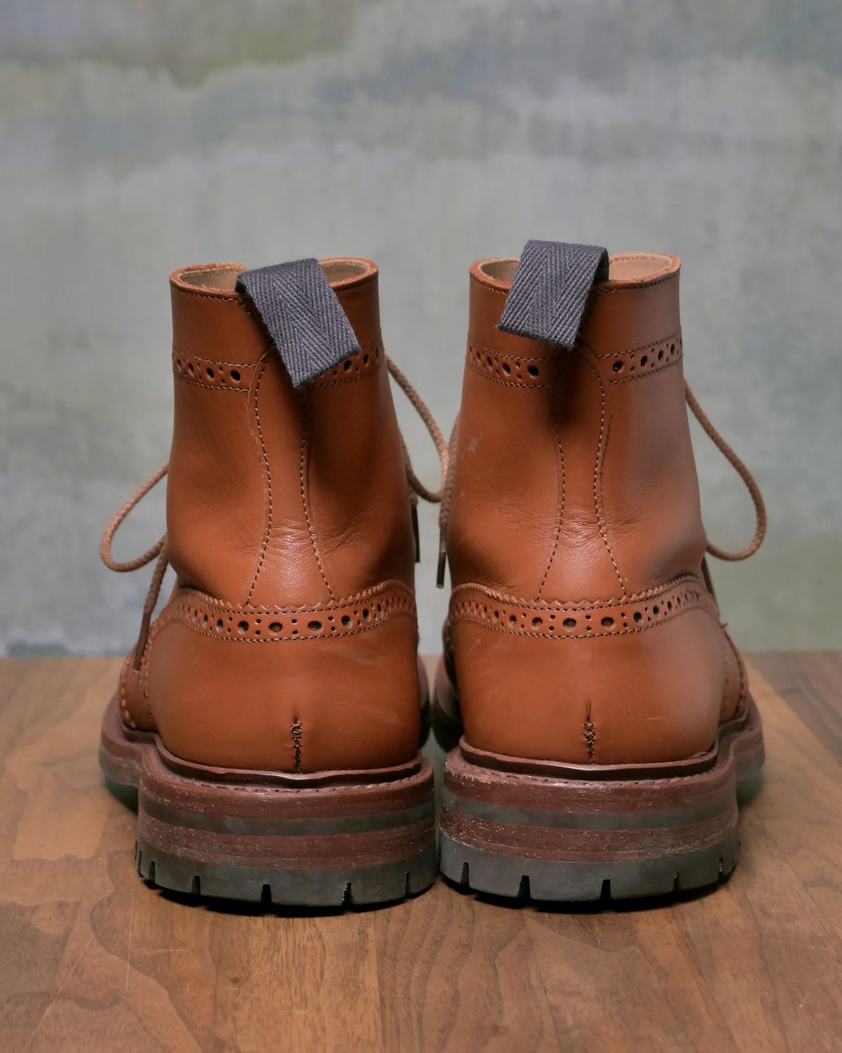 Photo by vubui on January 5, 2025 of the Tricker's Malton Country Boot in C-Shade Tan.