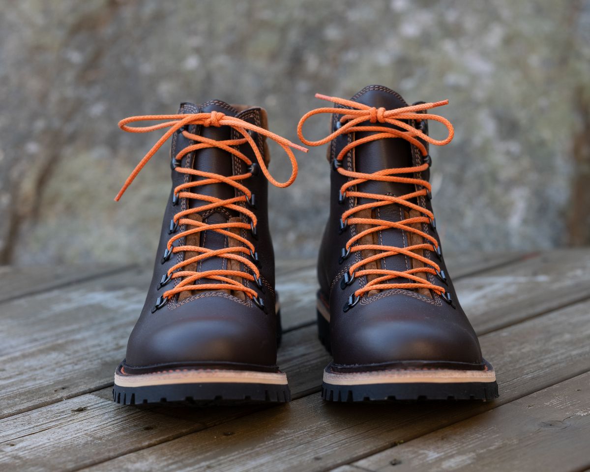 Photo by vubui on October 4, 2024 of the Tricker's Corbett Walking Boot in Pittards Water Resistant Full Grain Calf.