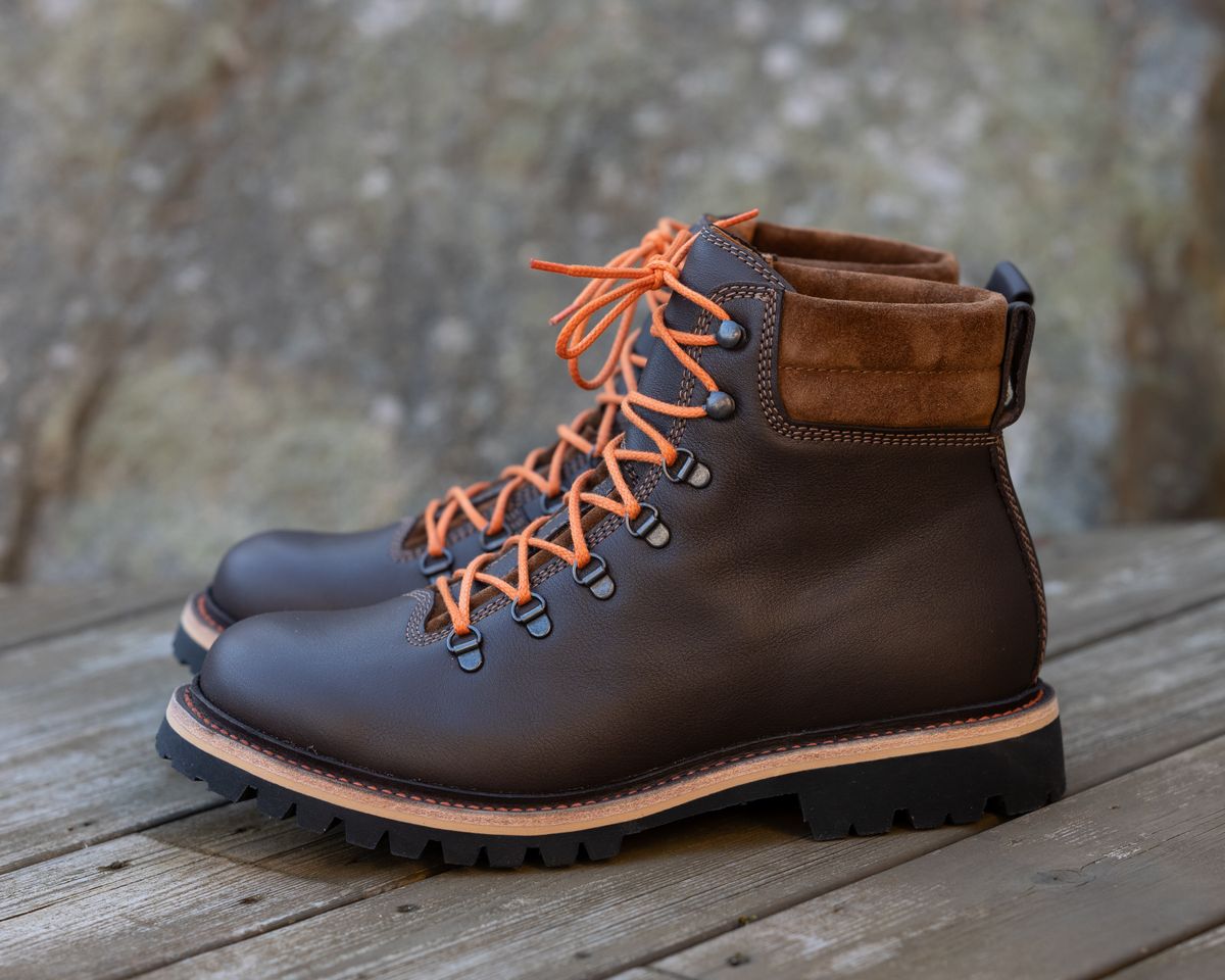 Photo by vubui on October 4, 2024 of the Tricker's Corbett Walking Boot in Pittards Water Resistant Full Grain Calf.