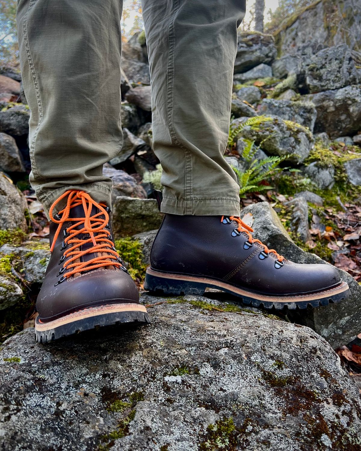 Photo by vubui on October 7, 2024 of the Tricker's Corbett Walking Boot in Pittards Water Resistant Full Grain Calf.