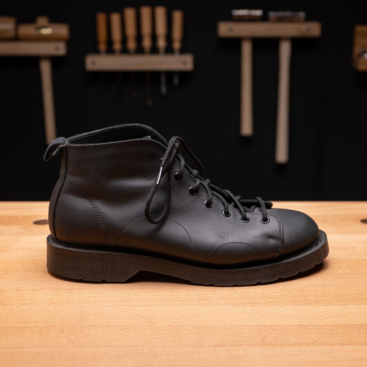 Photo by vubui on December 26, 2023 of the Solovair x MHL Monkey Boot in Unknown Material.