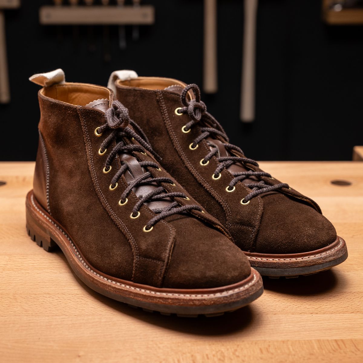 Photo by vubui on December 26, 2023 of the Tricker's Ethan Monkey Boot in Unknown Material.