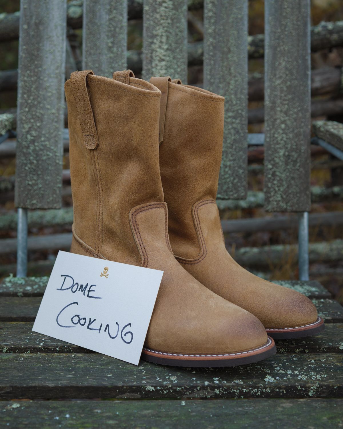 Photo by vubui on November 3, 2025 of the Red Wing Pecos in S.B. Foot Hawthorne Muleskinner.