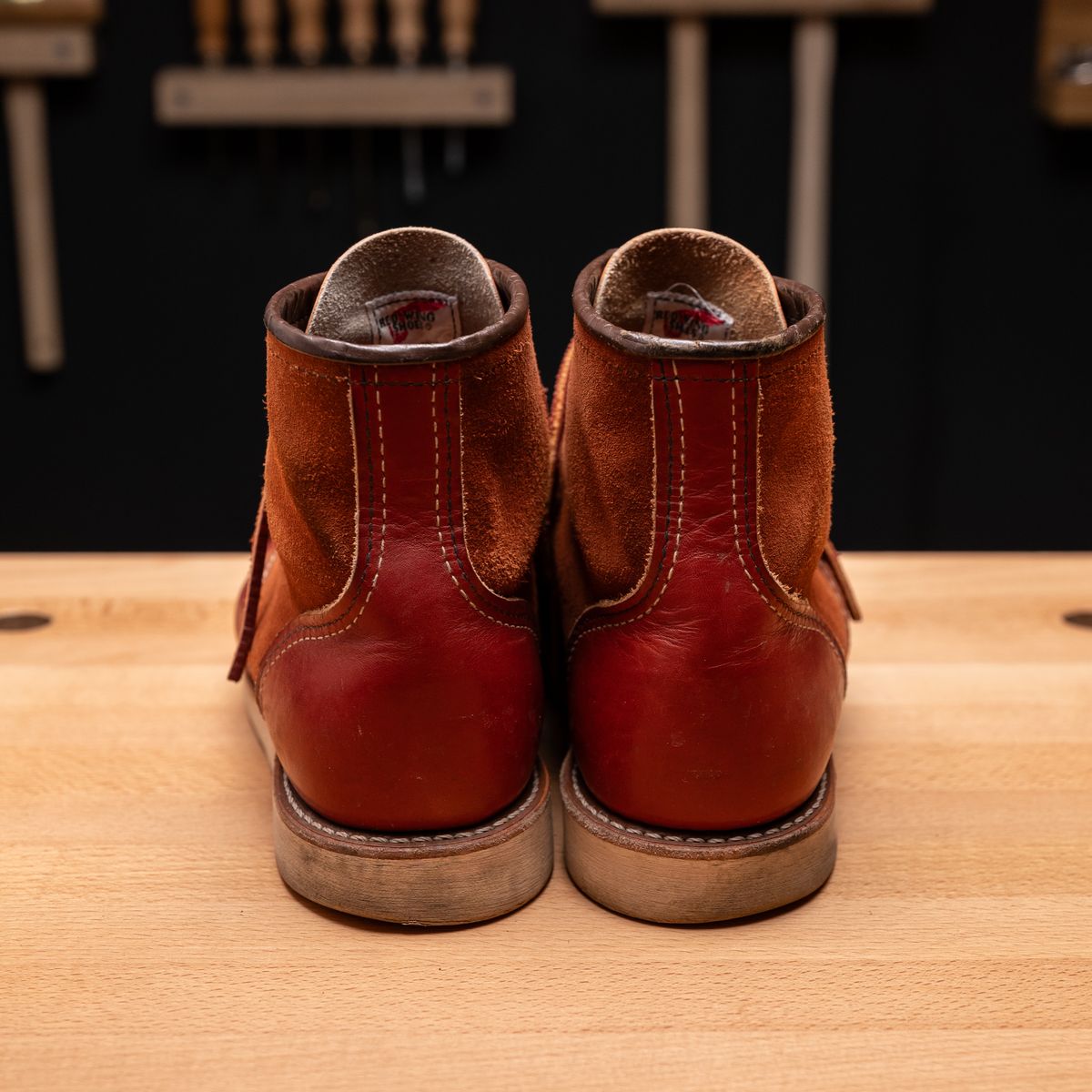 Photo by vubui on December 26, 2023 of the Red Wing 6-Inch Classic Moc in S.B. Foot Oro-Russet Portage.