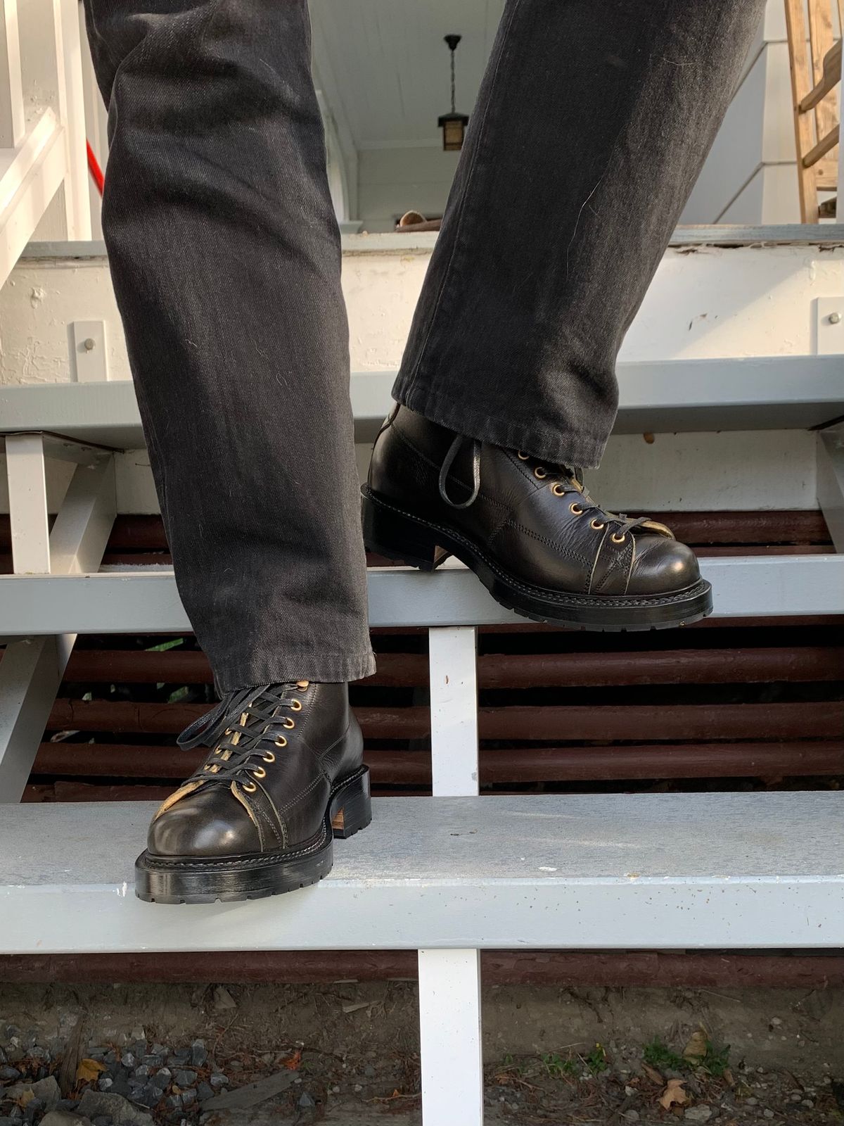 Photo by xavierwt on October 1, 2022 of the Sagara Cordmaster in Badalassi Carlo Oliva Minerva Overdyed Black.