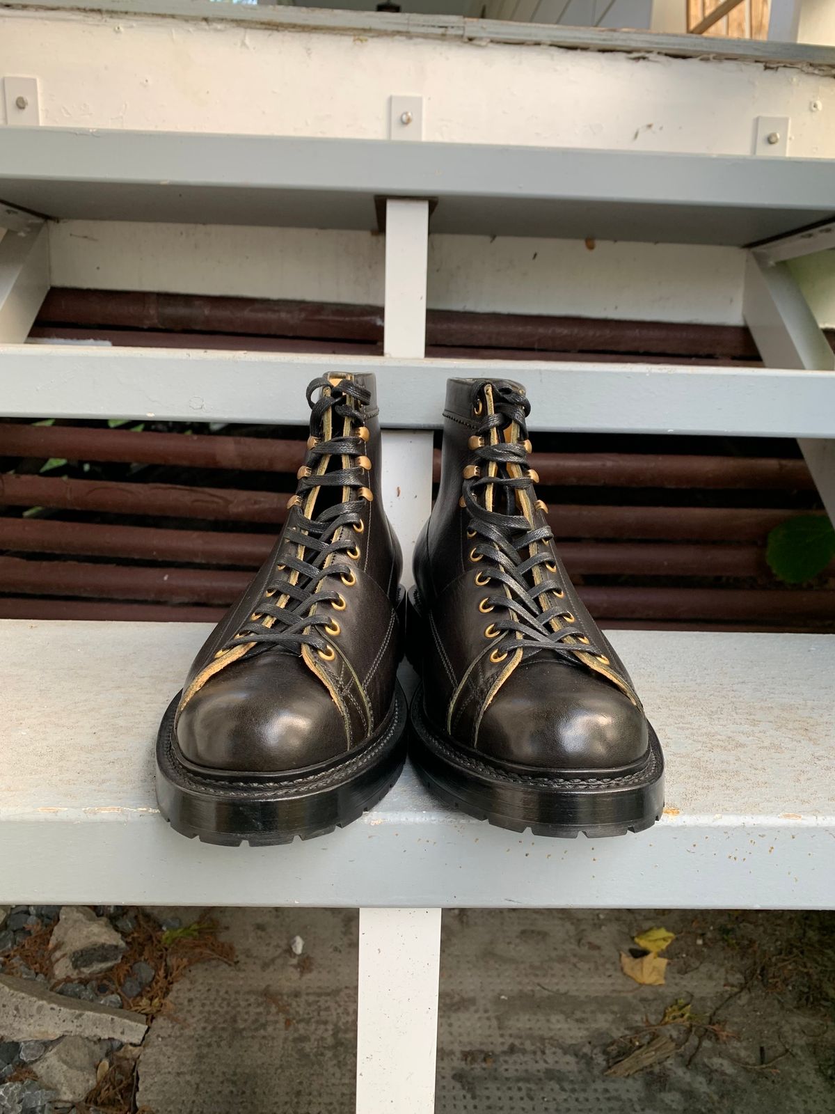Photo by xavierwt on October 1, 2022 of the Sagara Cordmaster in Badalassi Carlo Oliva Minerva Overdyed Black.