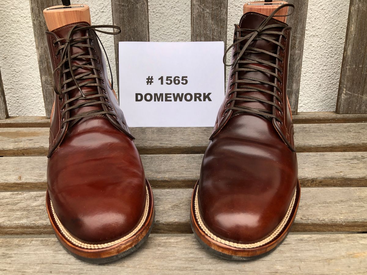 Photo by johnfmac on October 2, 2022 of the Viberg Service Boot in Horween Color 4 Shell Cordovan.