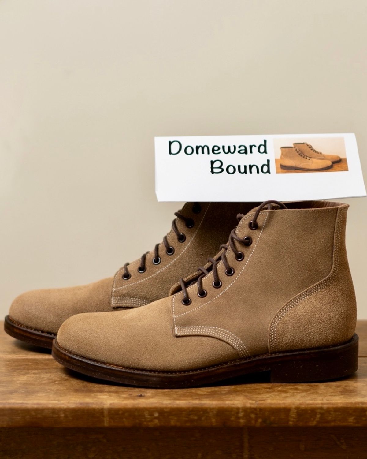 Photo by putzinboots on October 1, 2023 of the Oak Street Bootmakers Field Boot in Horween Marine Field Roughout.