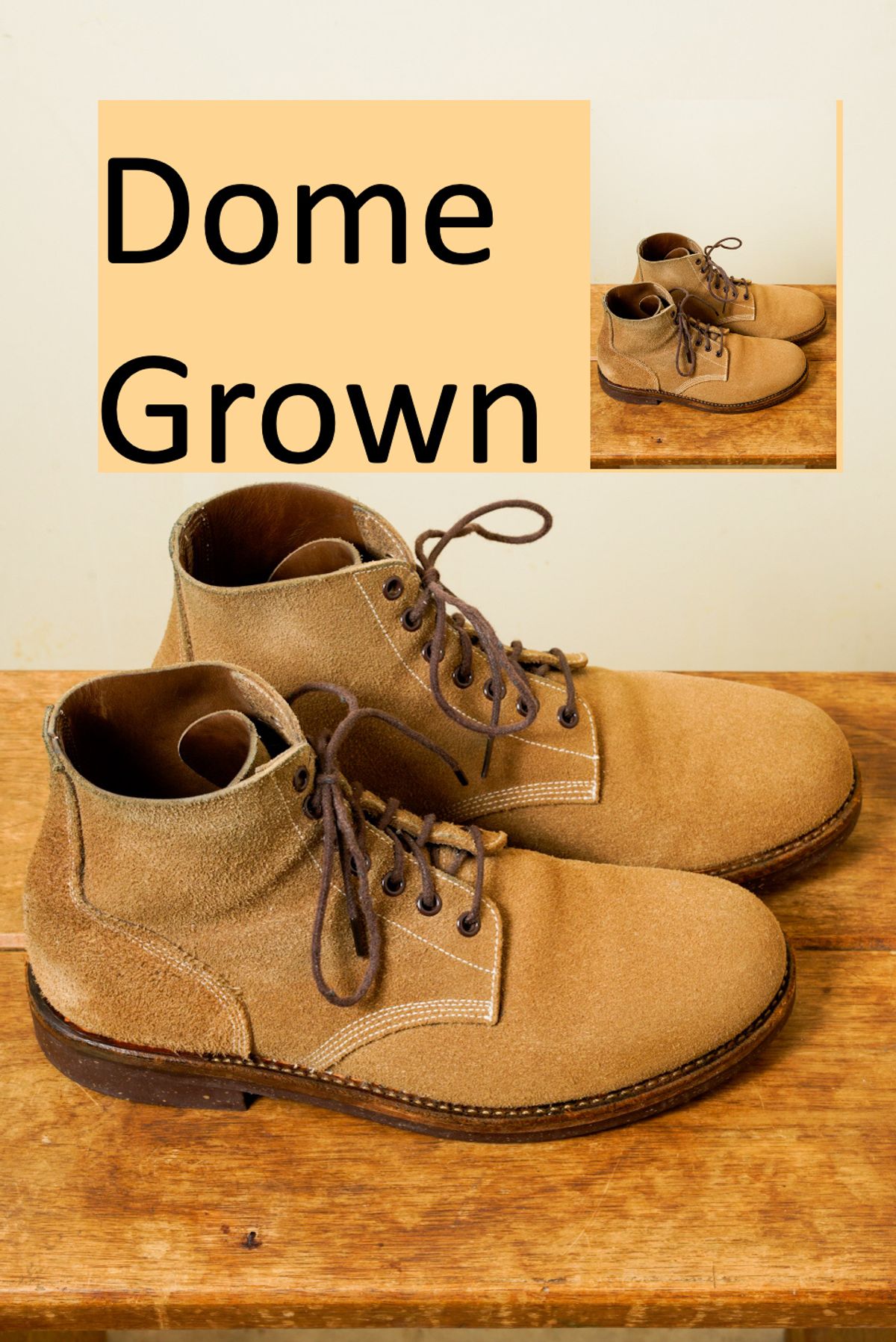 Photo by putzinboots on November 2, 2023 of the Oak Street Bootmakers Field Boot in Horween Marine Field Roughout.