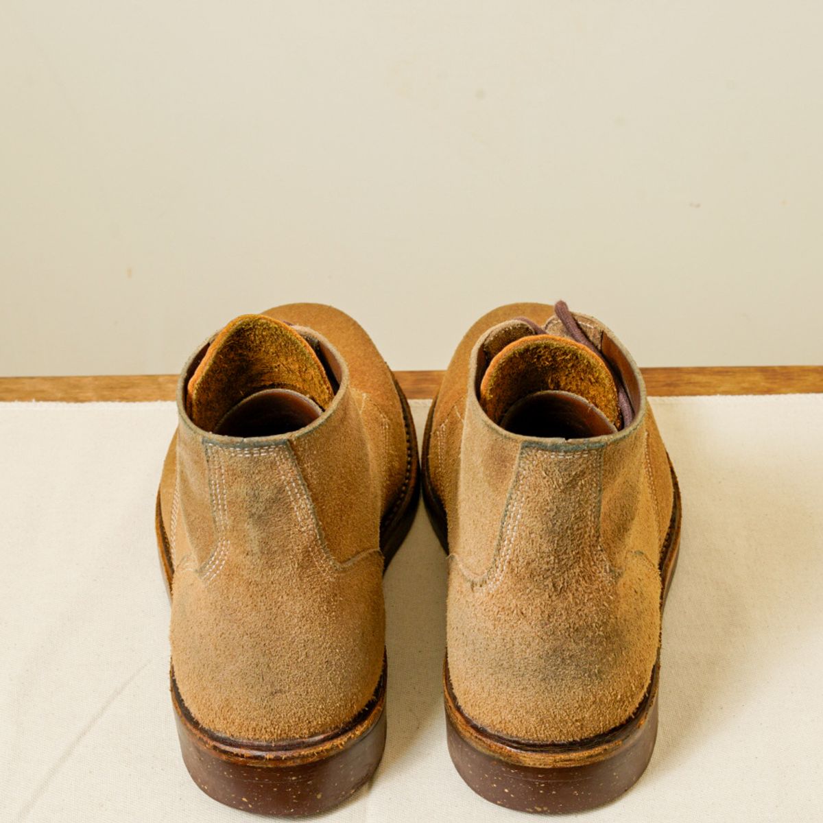 Photo by putzinboots on February 1, 2024 of the Oak Street Bootmakers Field Boot in Horween Marine Field Roughout.