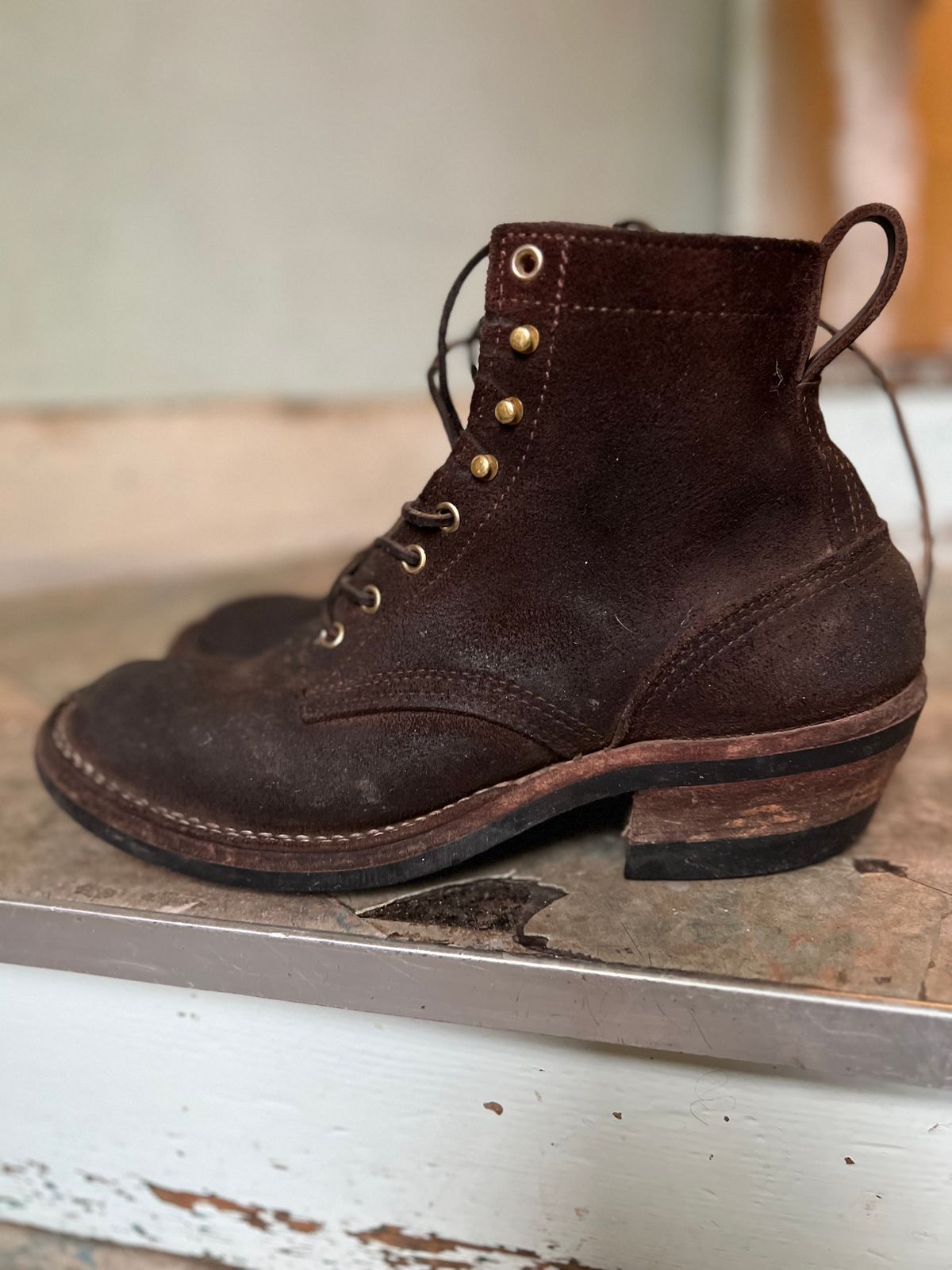 Photo by brokeno on March 5, 2023 of the Nicks Robert in Seidel 1964 Walnut Roughout.