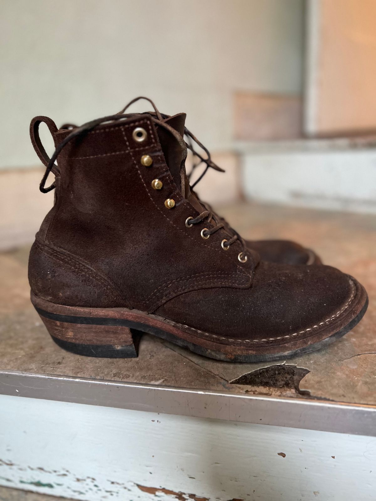 Photo by brokeno on March 5, 2023 of the Nicks Robert in Seidel 1964 Walnut Roughout.