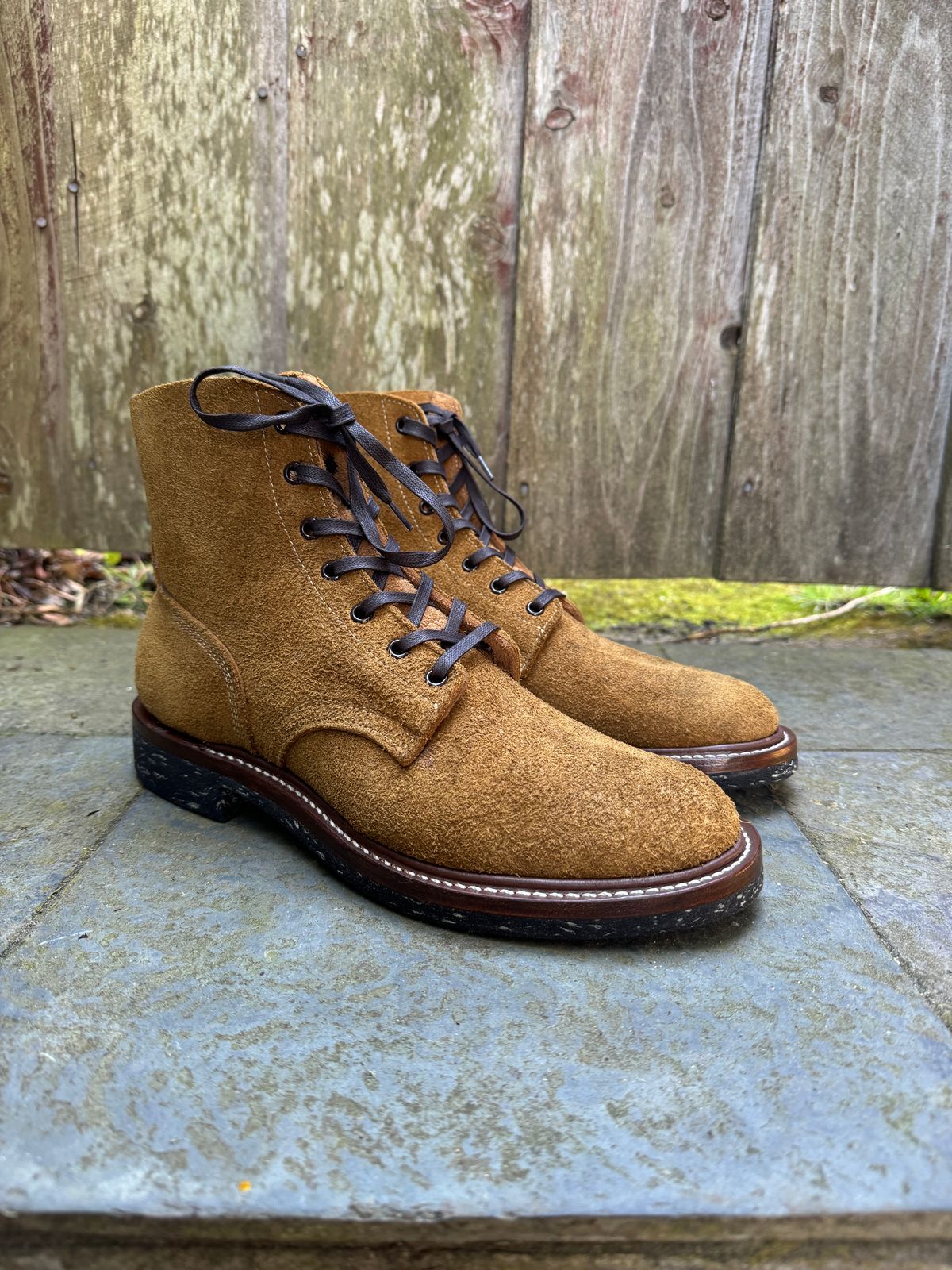 Photo by ChrisBurns670 on October 3, 2024 of the Role Club Boondockers in Rich Brown Roughout.