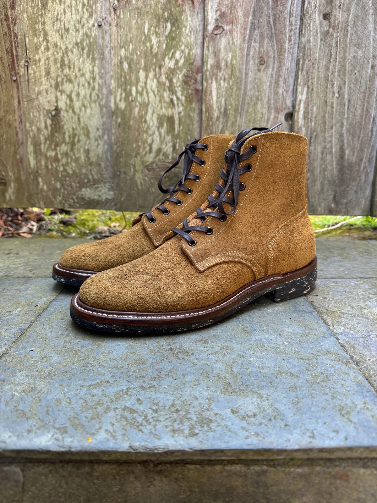 Photo by ChrisBurns670 on October 3, 2024 of the Role Club Boondockers in Rich Brown Roughout.