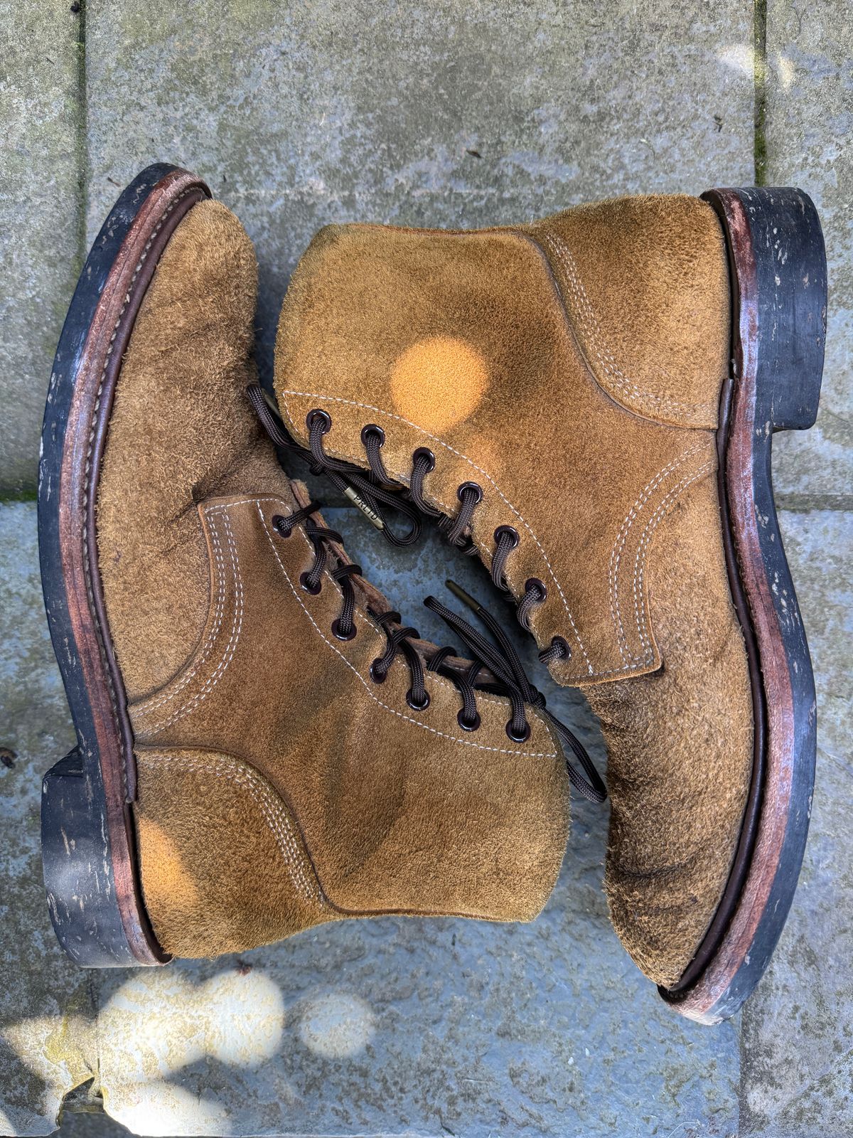 Photo by ChrisBurns670 on April 5, 2025 of the Role Club Boondockers in Rich Brown Roughout.