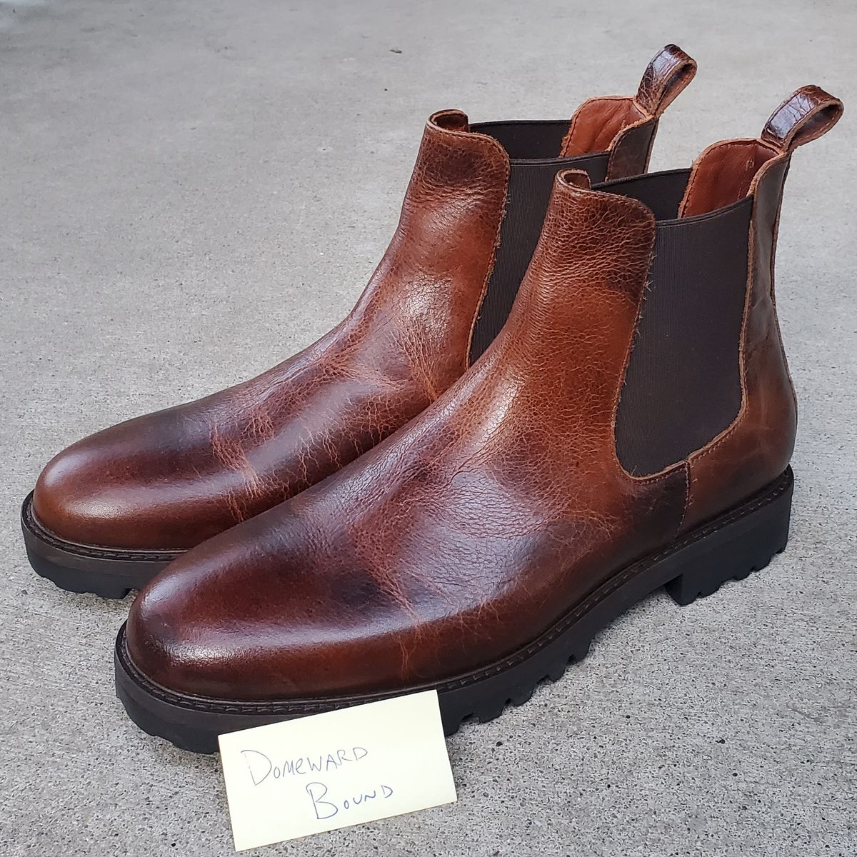 Photo by forest_chief on October 1, 2023 of the Portland Leather Chelsea Boot in Highland Brown.