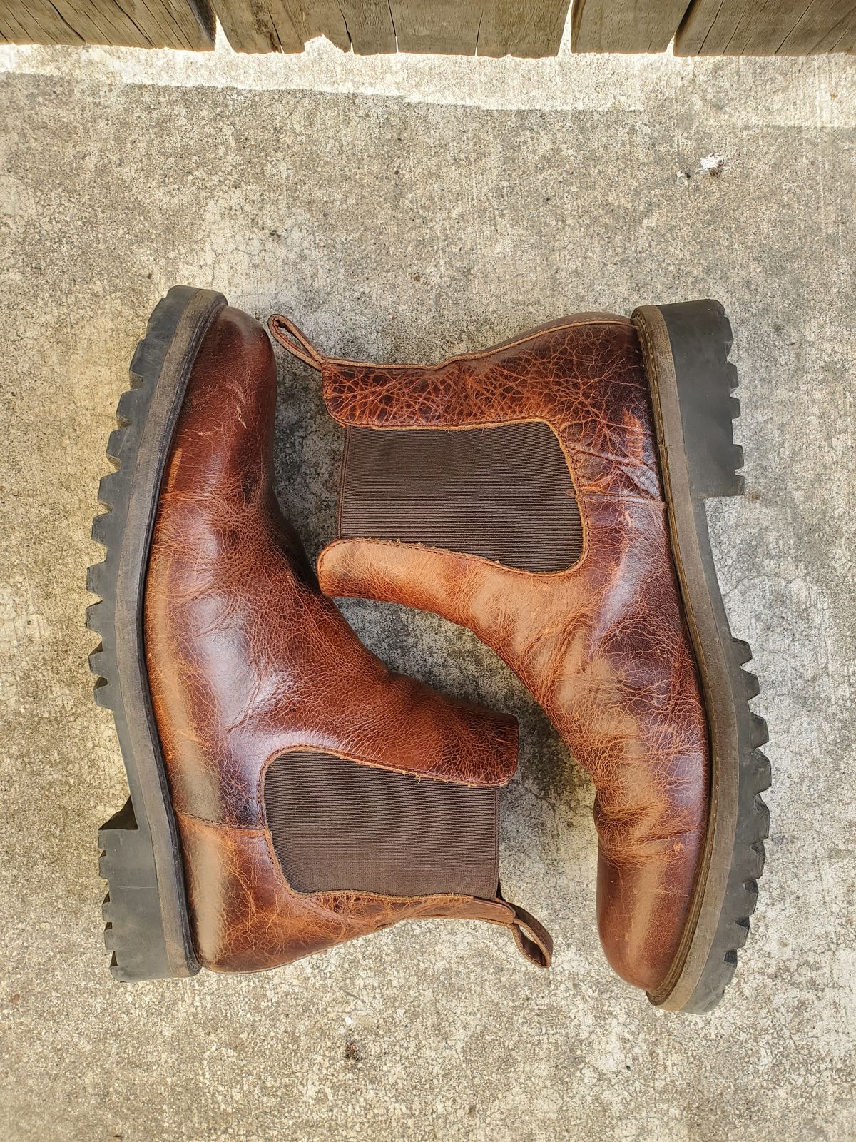 Photo by forest_chief on December 5, 2023 of the Portland Leather Chelsea Boot in Highland Brown.