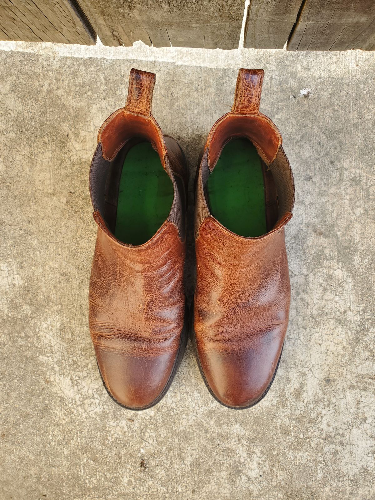 Photo by forest_chief on December 5, 2023 of the Portland Leather Chelsea Boot in Highland Brown.