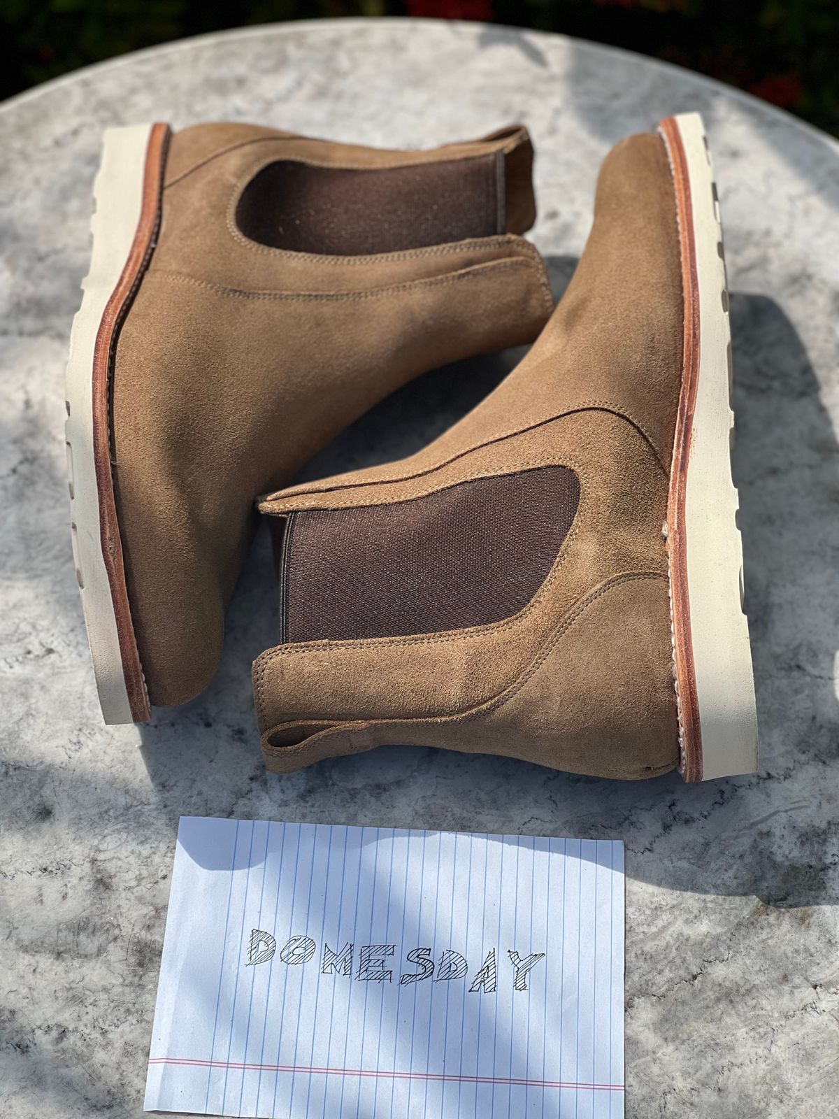 Photo by christian.twoey on October 1, 2024 of the Tecovas The Luke in Sawdust Roughout.