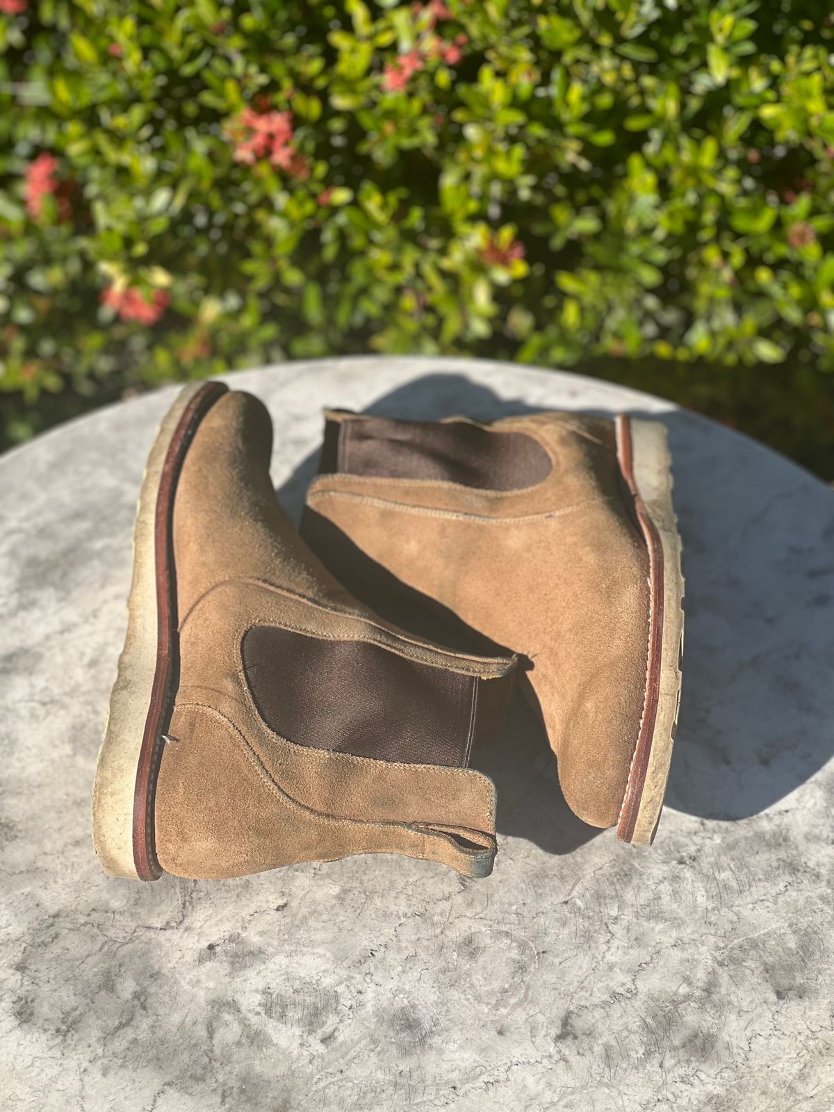 Photo by christian.twoey on December 4, 2024 of the Tecovas The Luke in Sawdust Roughout.