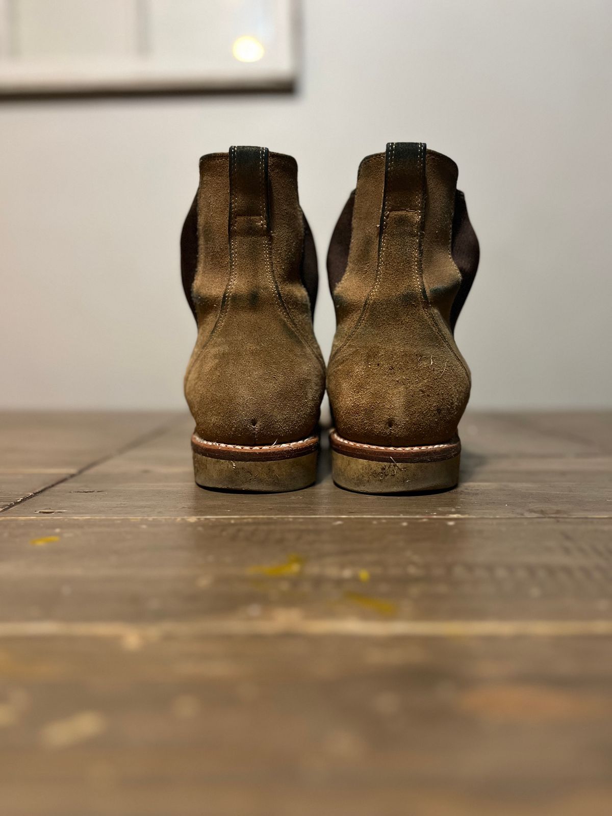 Photo by christian.twoey on January 6, 2025 of the Tecovas The Luke in Sawdust Roughout.