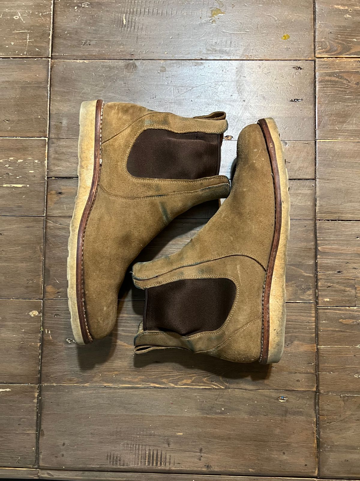 Photo by christian.twoey on January 6, 2025 of the Tecovas The Luke in Sawdust Roughout.