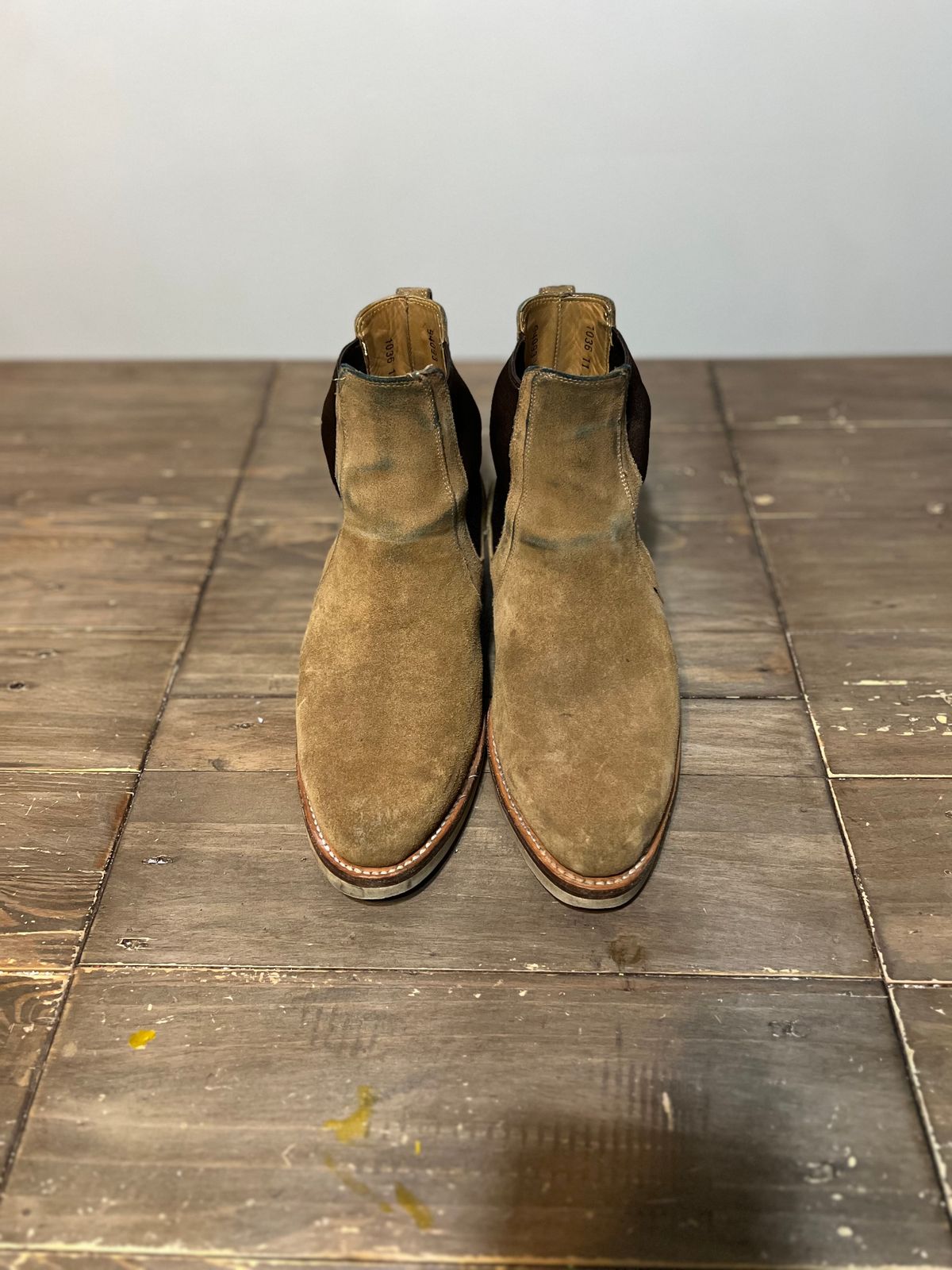 Photo by christian.twoey on January 6, 2025 of the Tecovas The Luke in Sawdust Roughout.