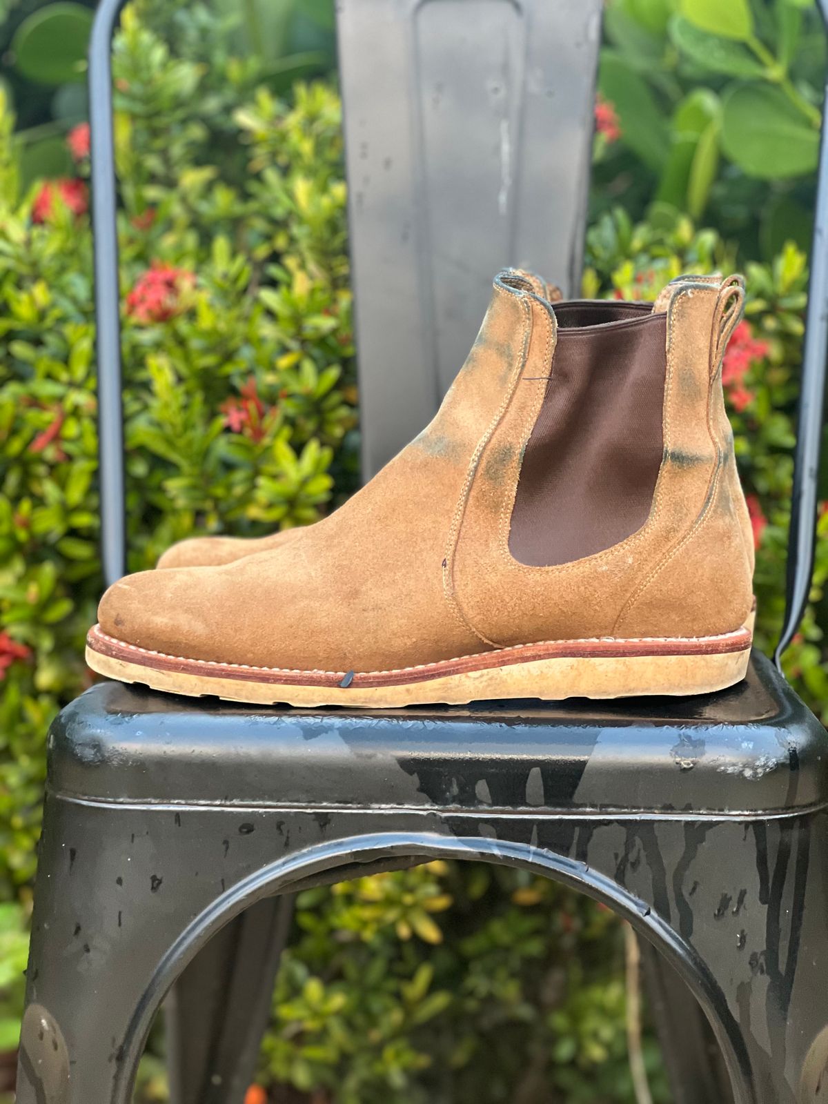 Photo by christian.twoey on March 5, 2025 of the Tecovas The Luke in Sawdust Roughout.